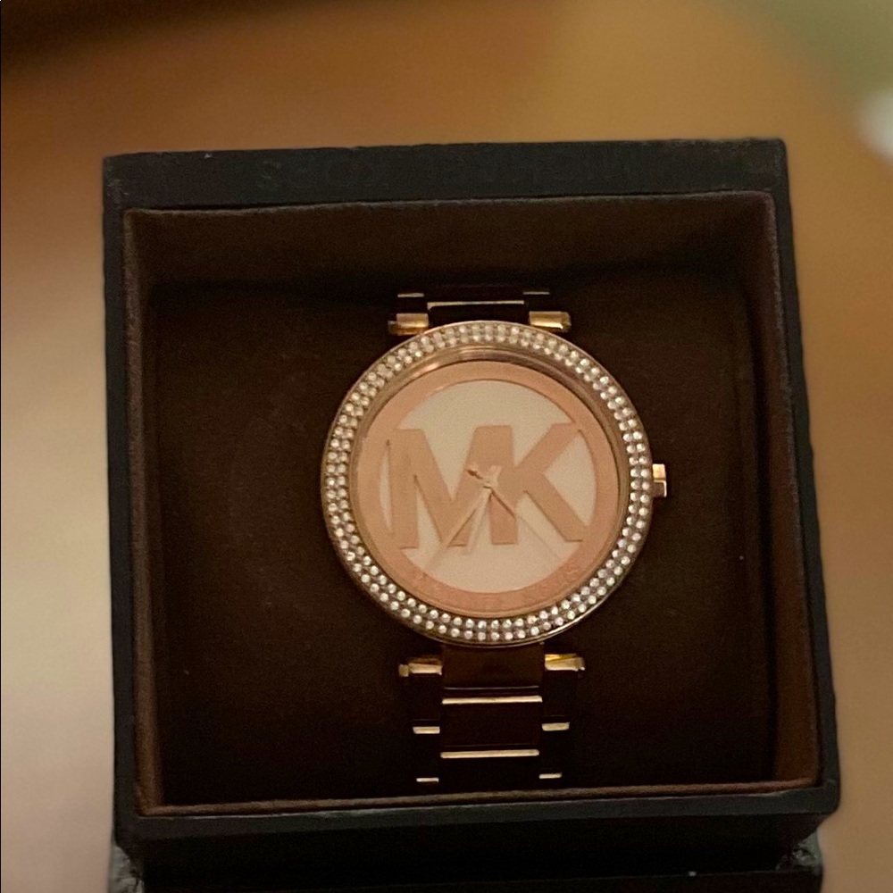 Michael Kors Parker Quartz Rose Gold Tone Watch